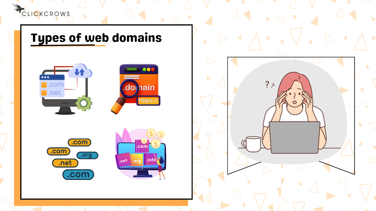 Web Browser Domain Types of Web Domains and How To Choose The Best - ClickCrows
